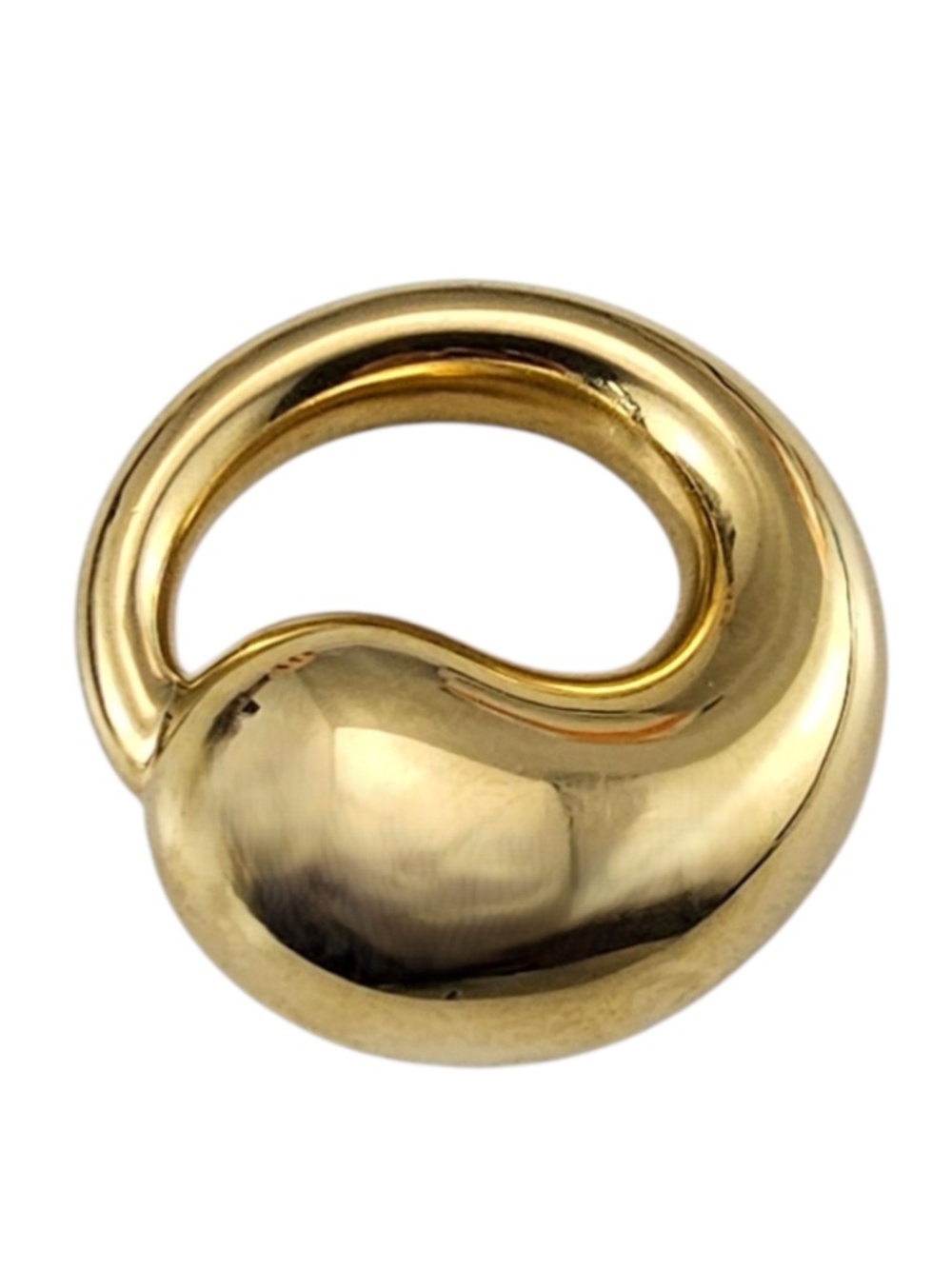 Tiffany & Co. Elsa Peretti 18K Yellow Gold Eternal Circle Pendant #24553